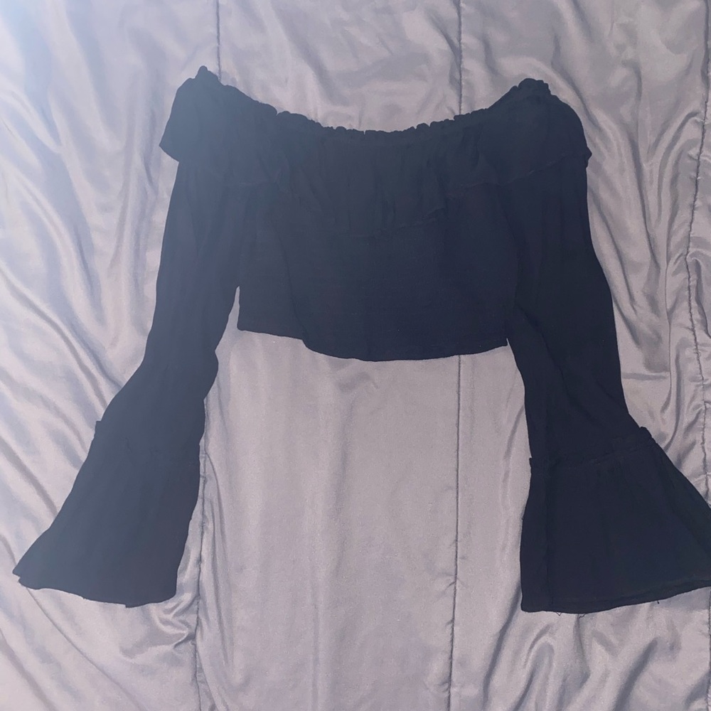 Off the shoulder crop top